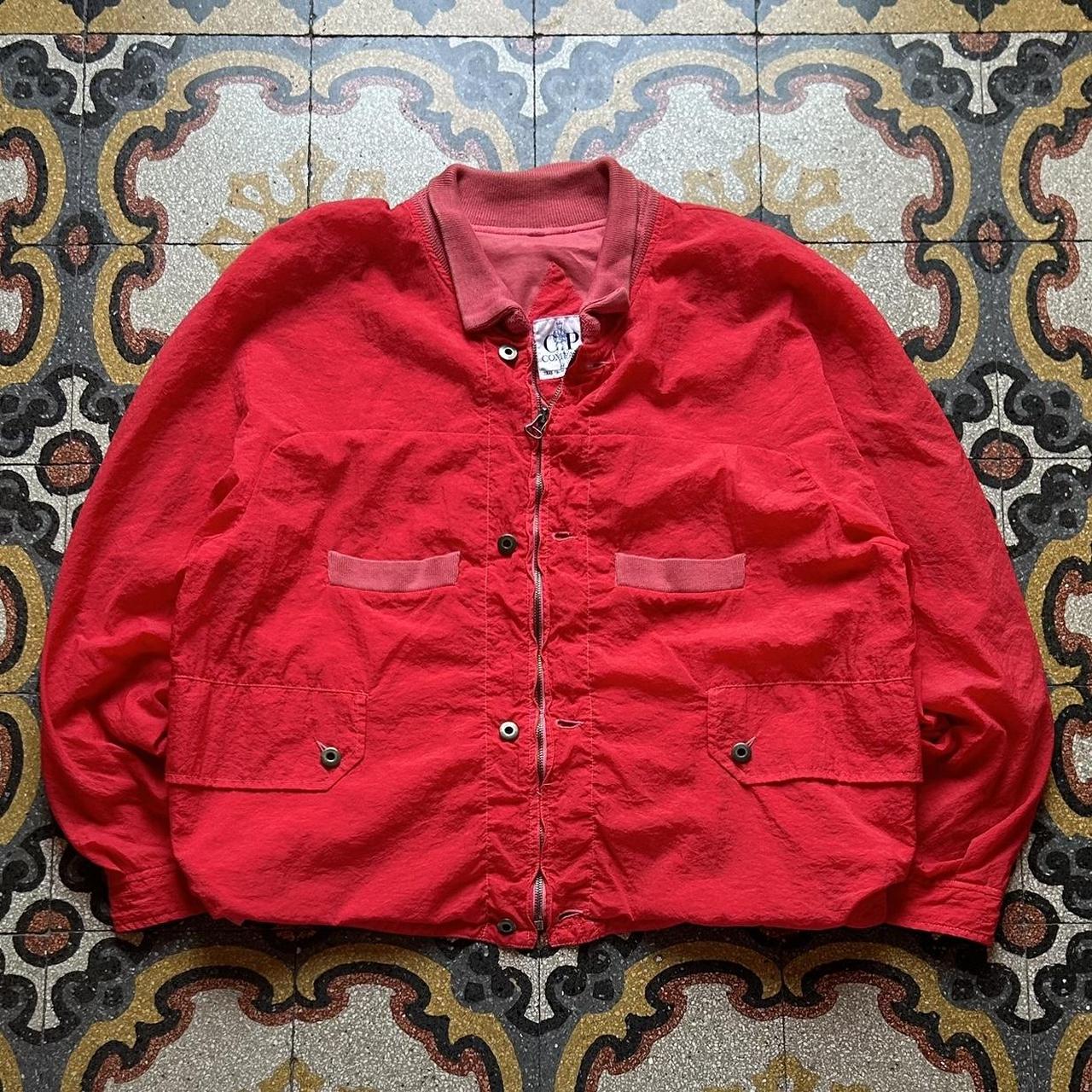 1980s CP Company Bomber Jacket Red L