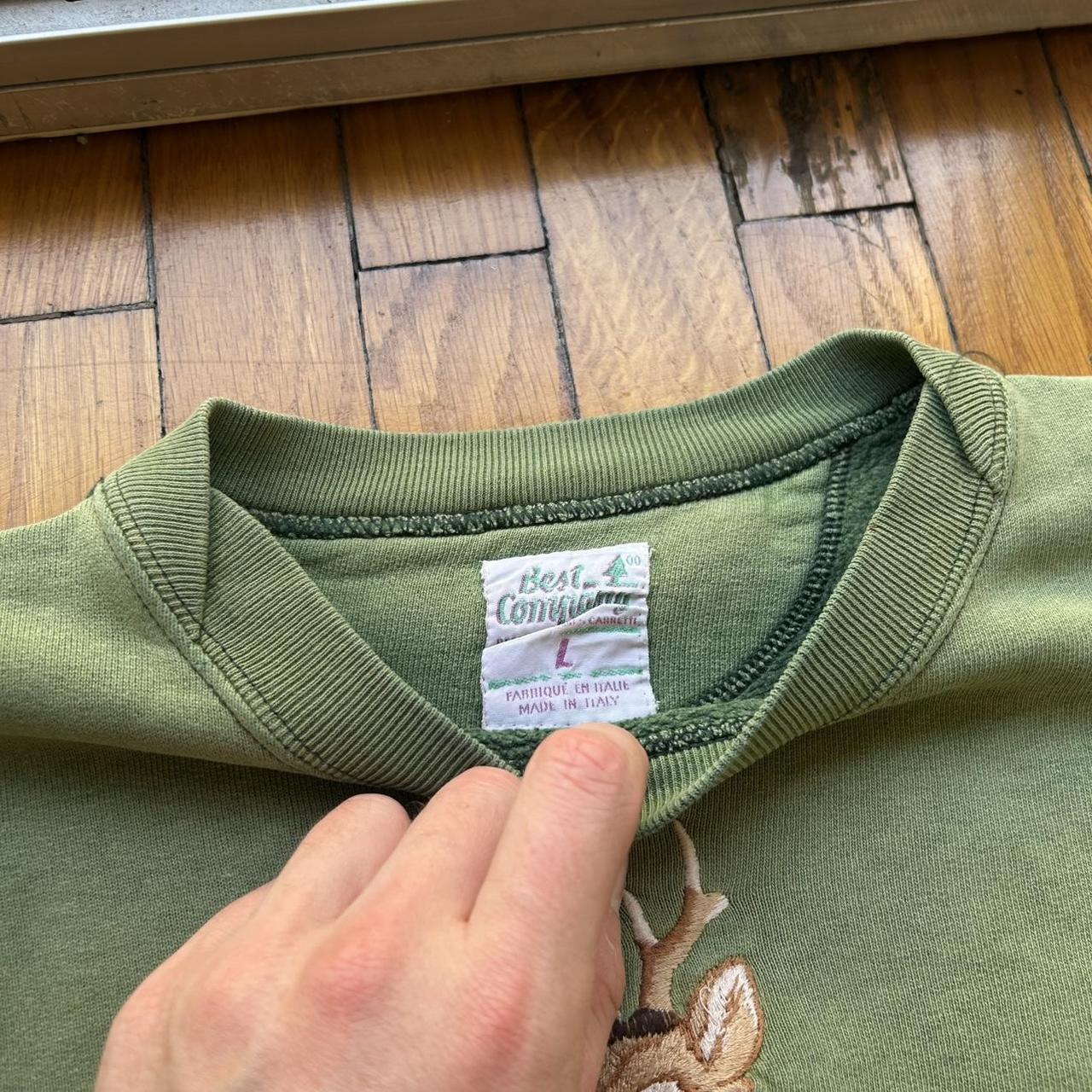 1980s Best Company Sweatshirt Green M
