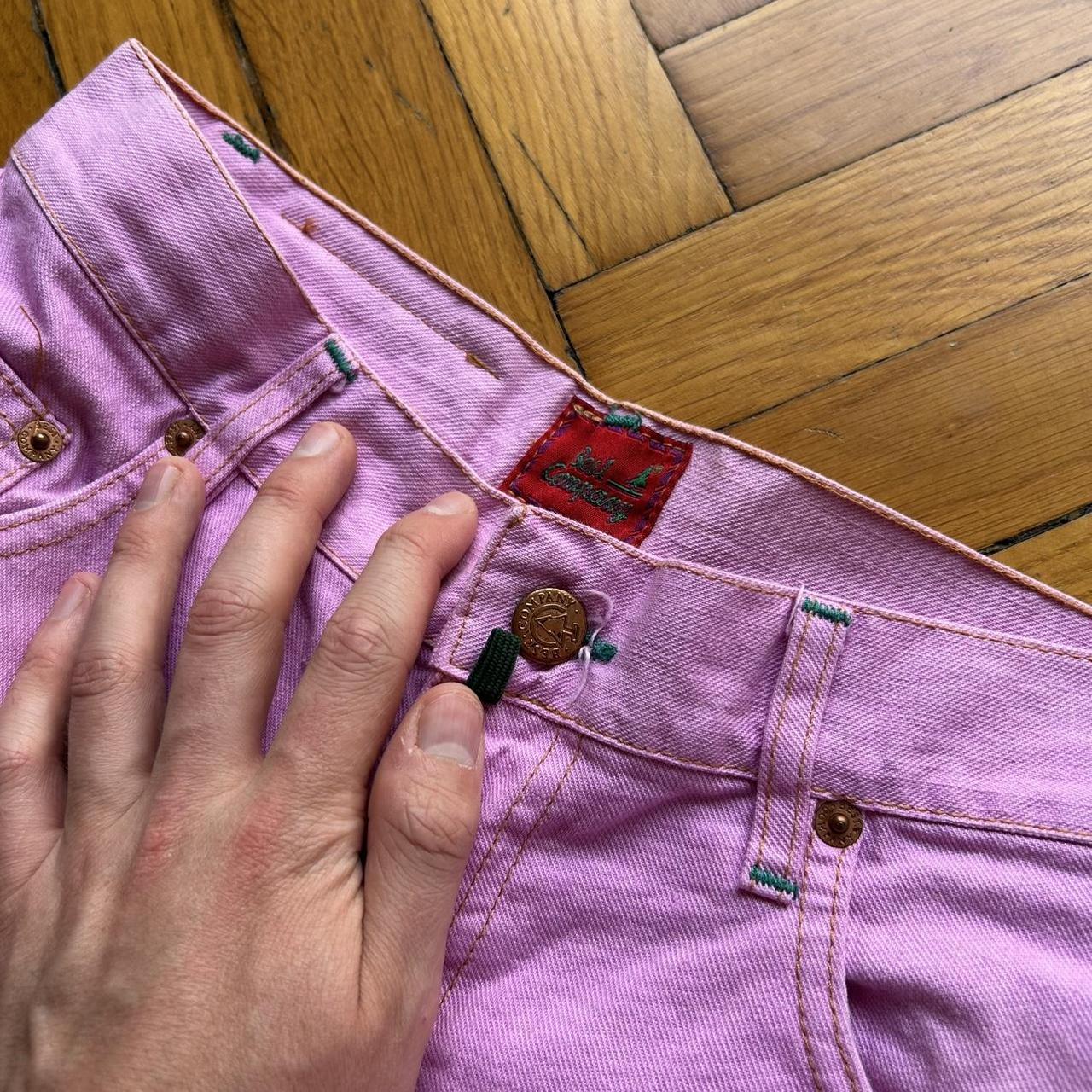 1980s Best Company Jeans Pink Women's 28W 30L