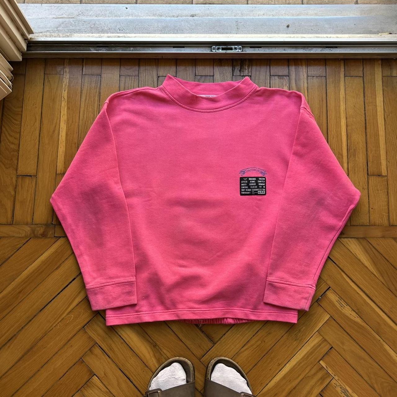 1990s Armani Jeans Sweatshirt Pink S