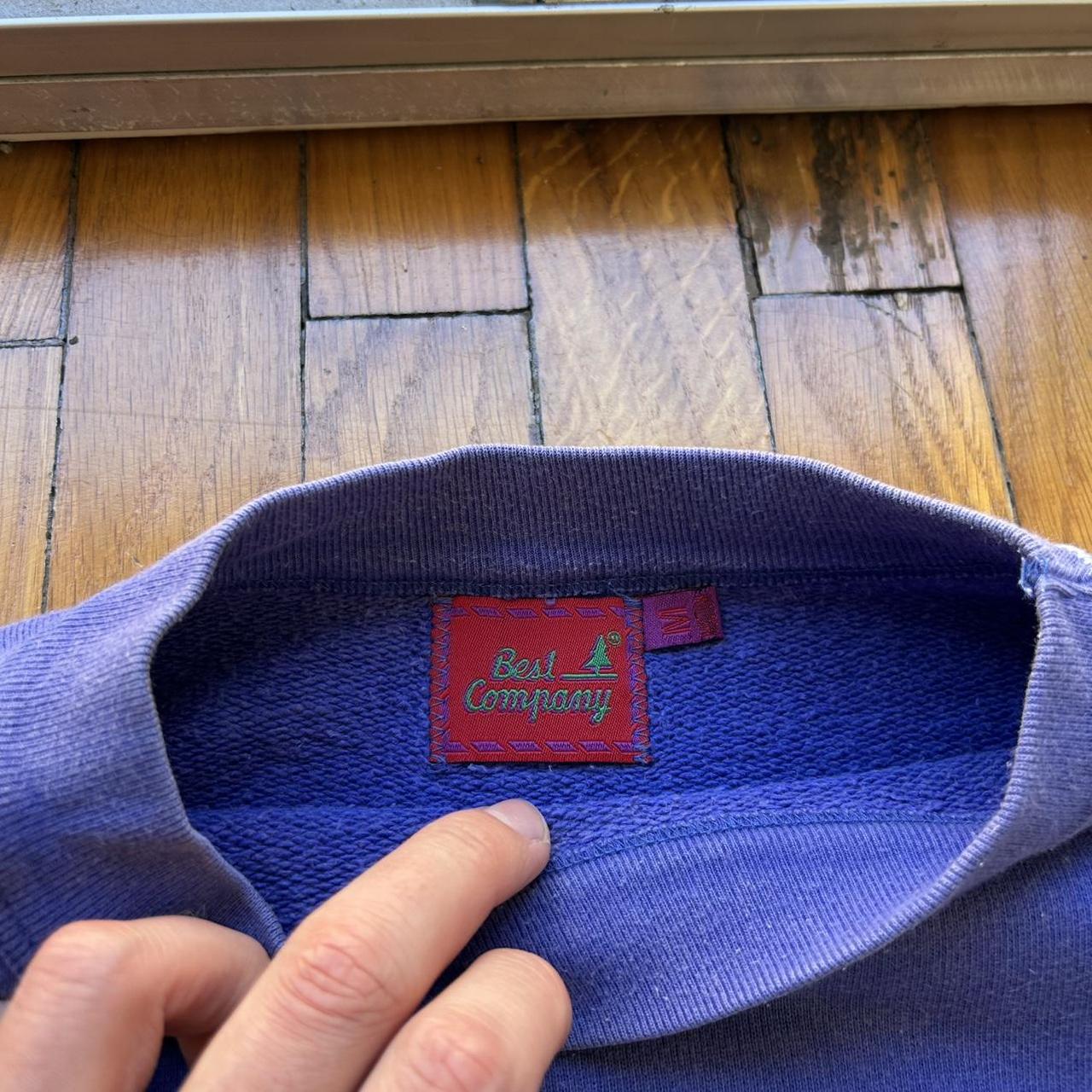 1990s Best Company Sweatshirt Blue M