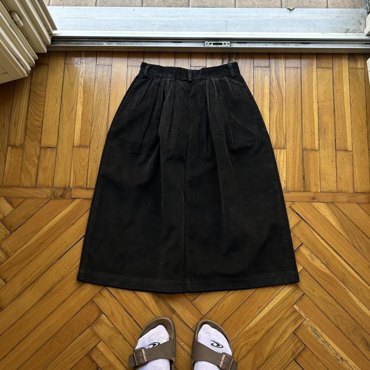 1980s Best Company Corduroy Skirt Women's 26W