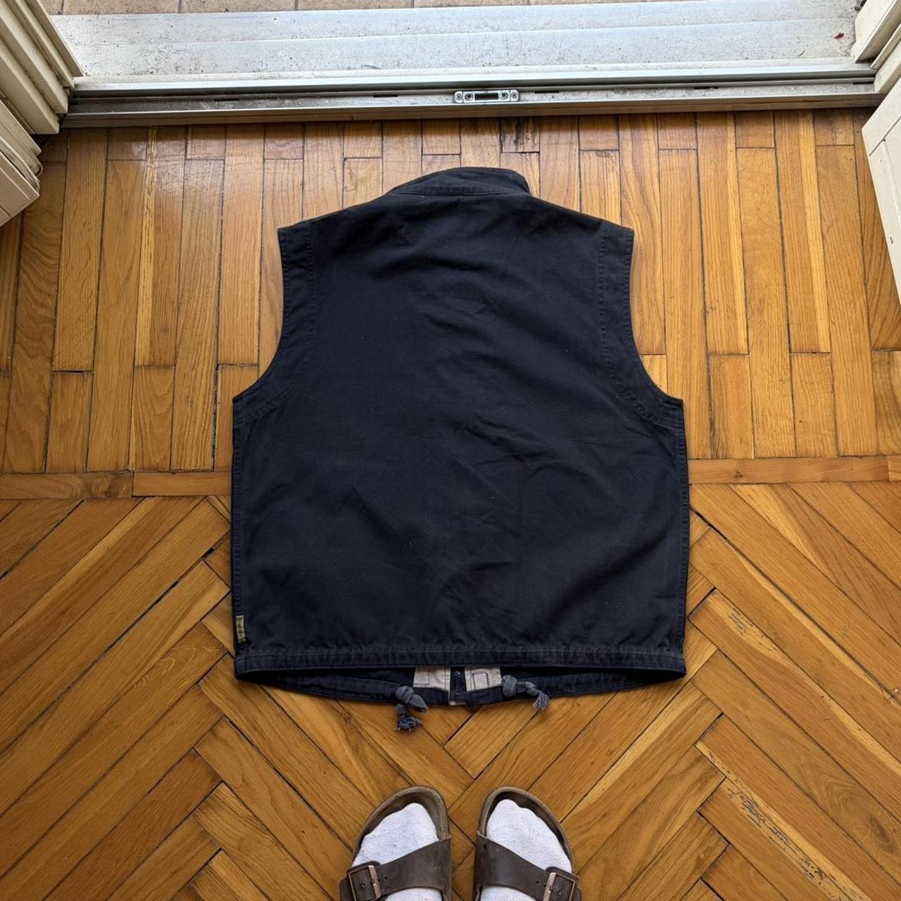 1990s Armani Jeans Utility Vest Navy S