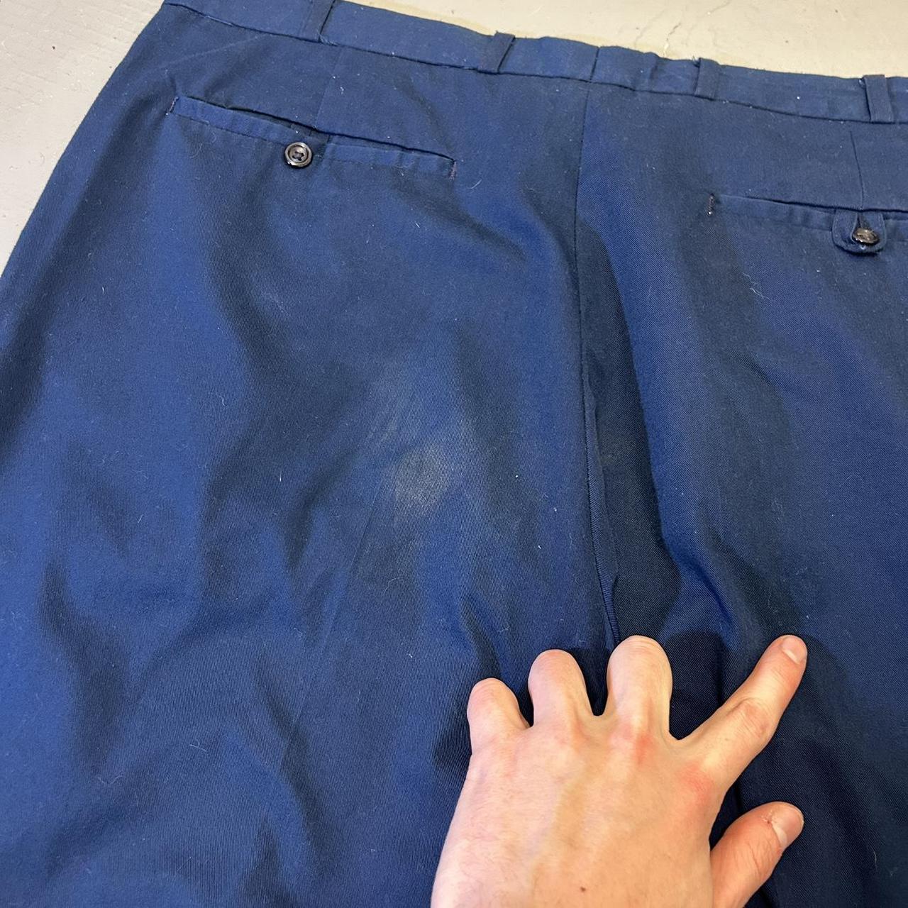 1990s Pringle Trousers Navy 36W 32L