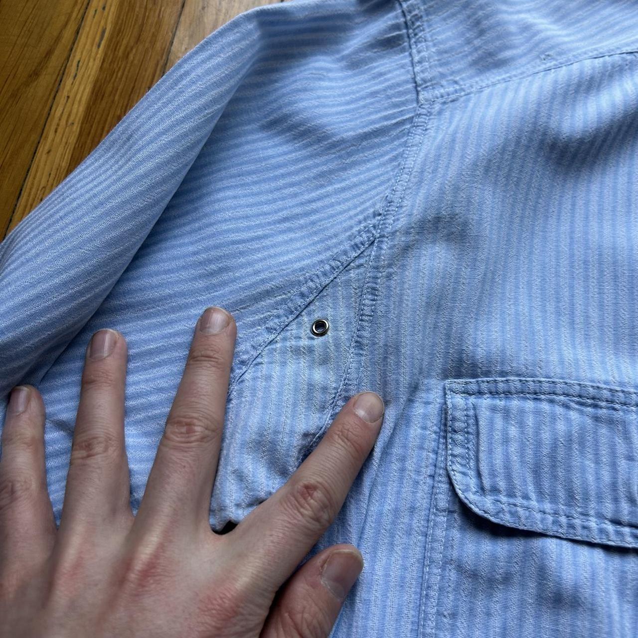 1980s Emporio Armani Shirt Striped L
