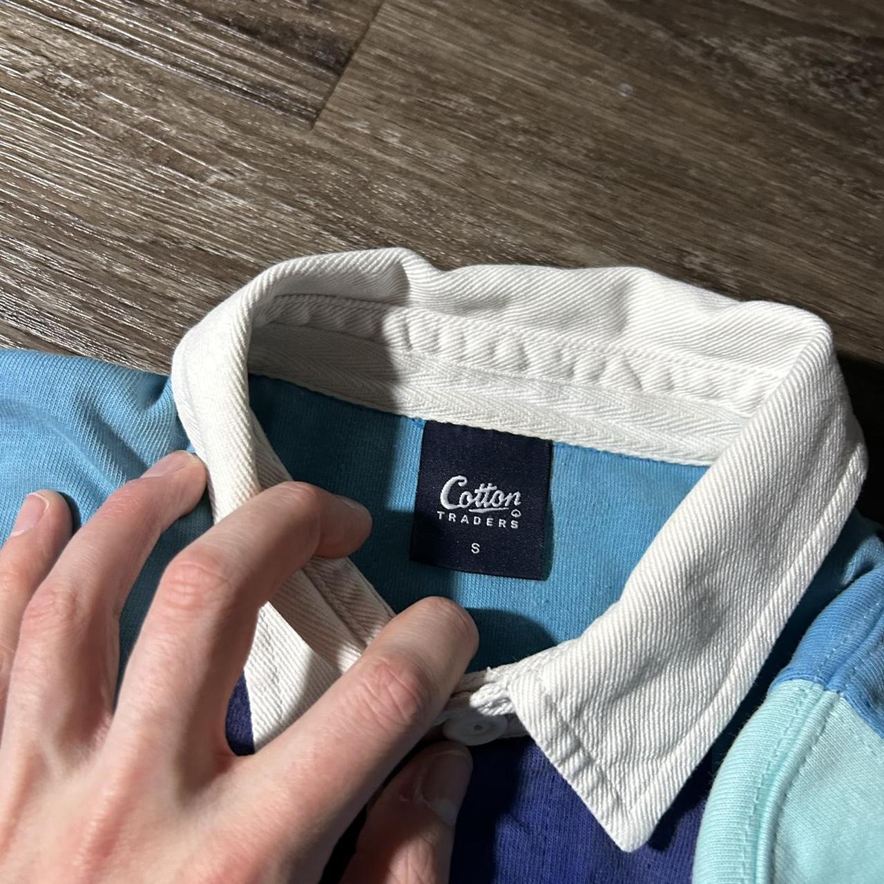 2000s Cotton Traders Rugby Polo Shirt S