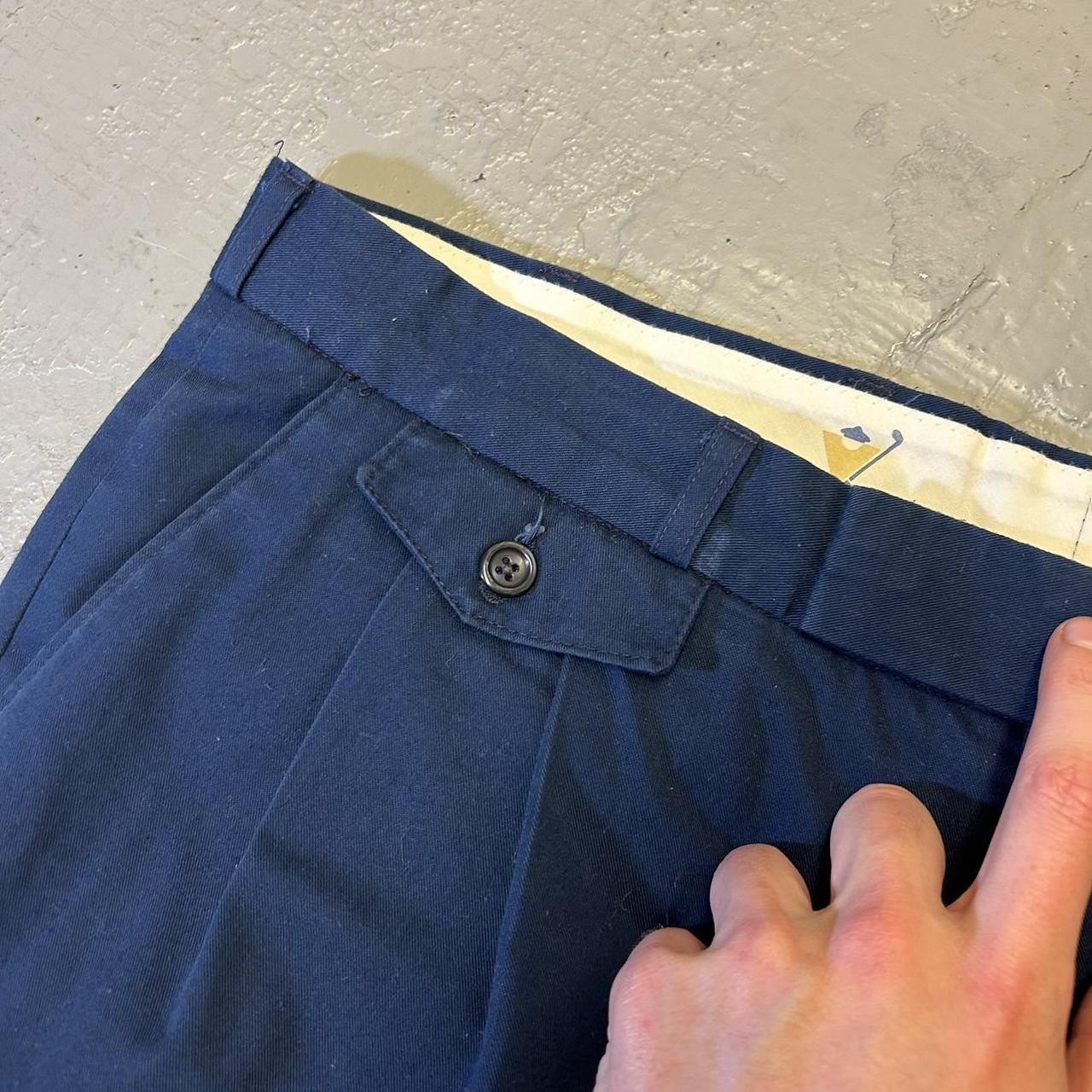 1990s Pringle Trousers Navy 36W 32L