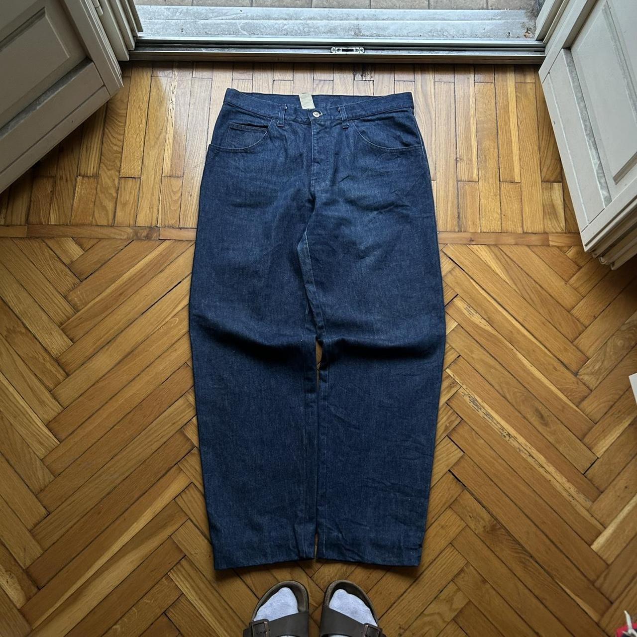 1980s Giorgio Armani Jeans Blue 36W 32L