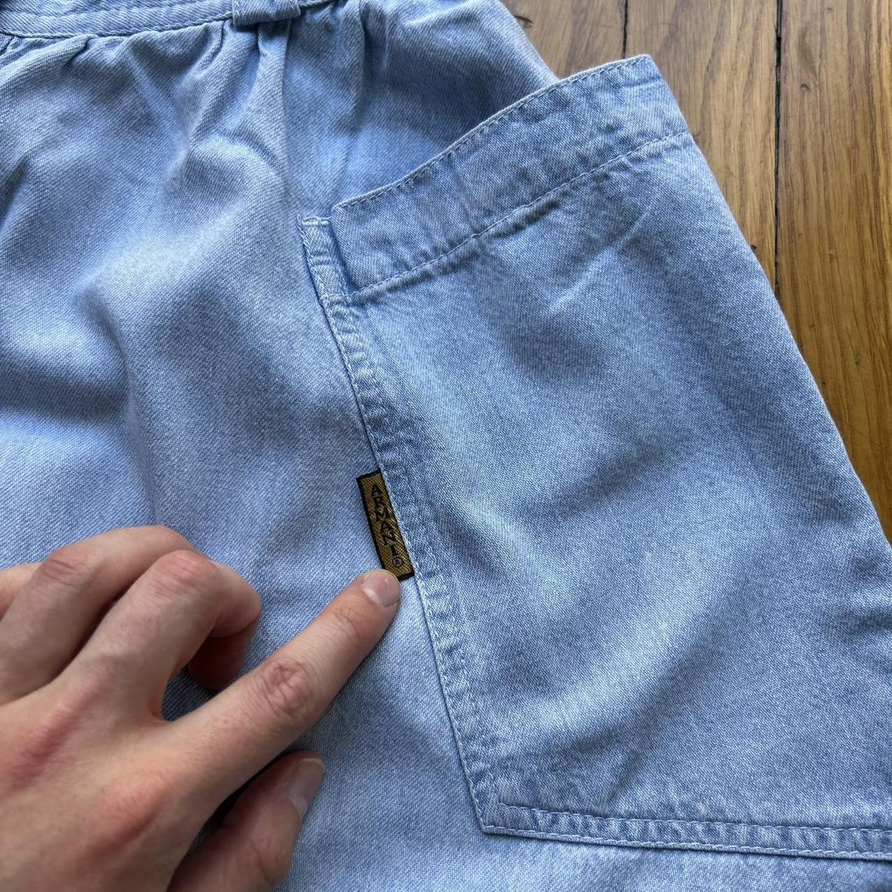 1980s Giorgio Armani Denim Skirt Women’s 24W
