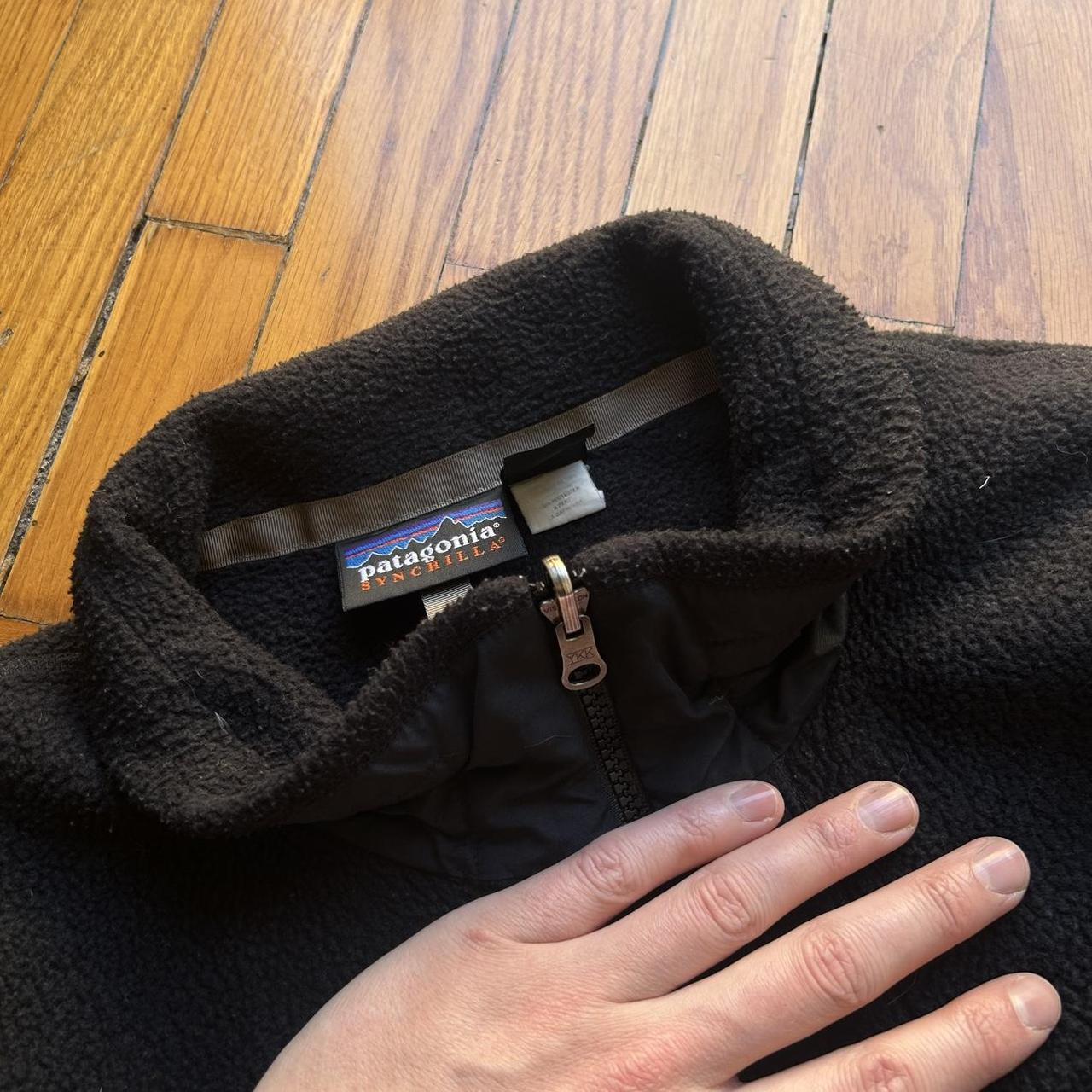 1990s Patagonia Synchilla Fleece Jacket Black XL