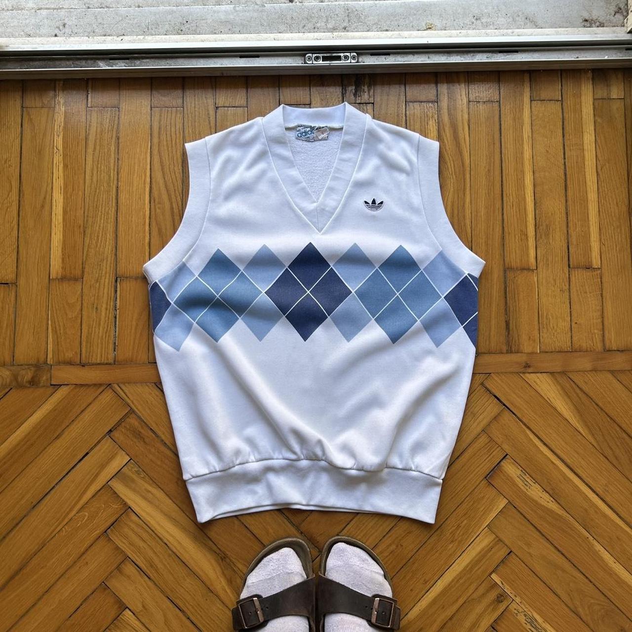 1980s Adidas Originals Ivan Lendl Sweater Vest S