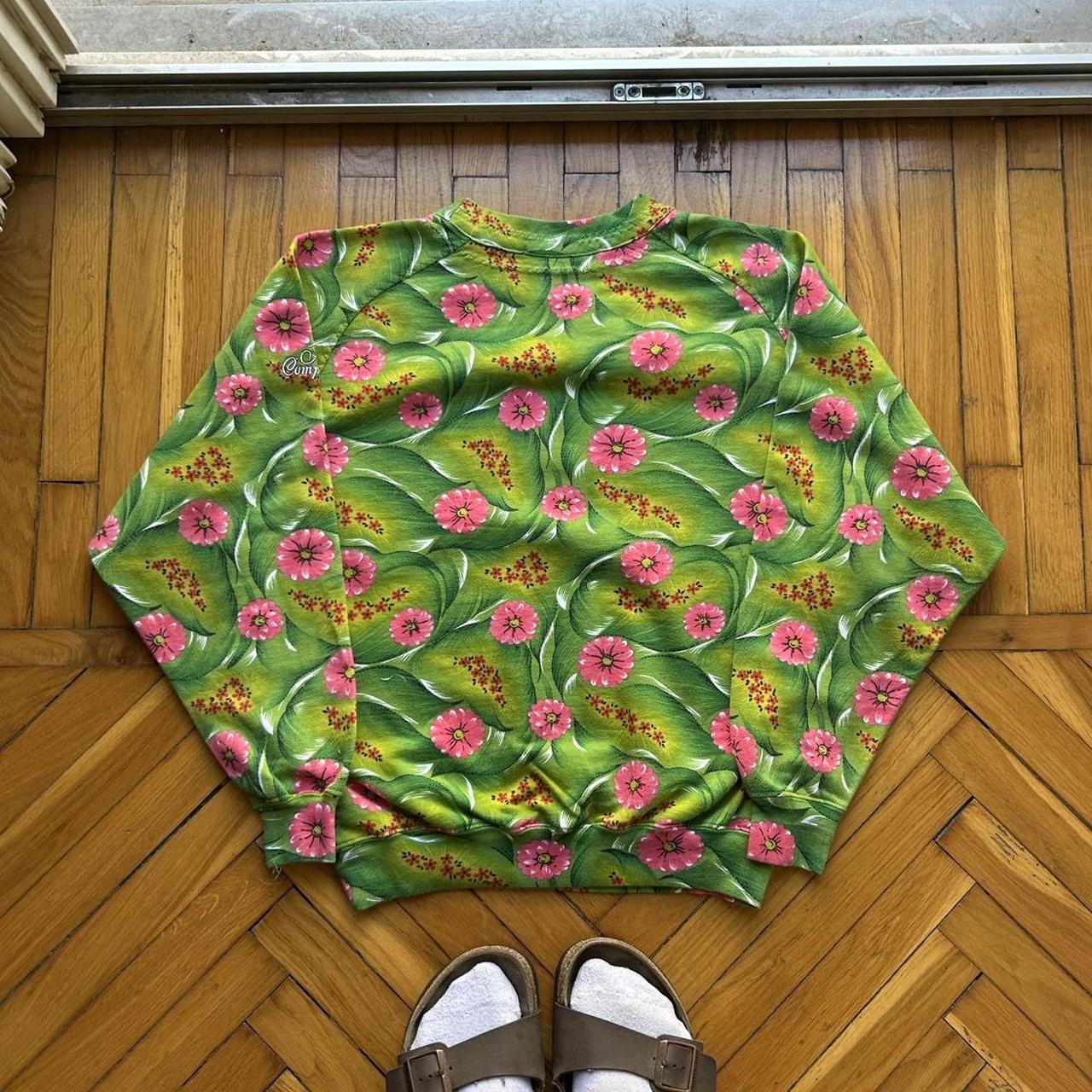 1990s Best Company Floral Sweatshirt S