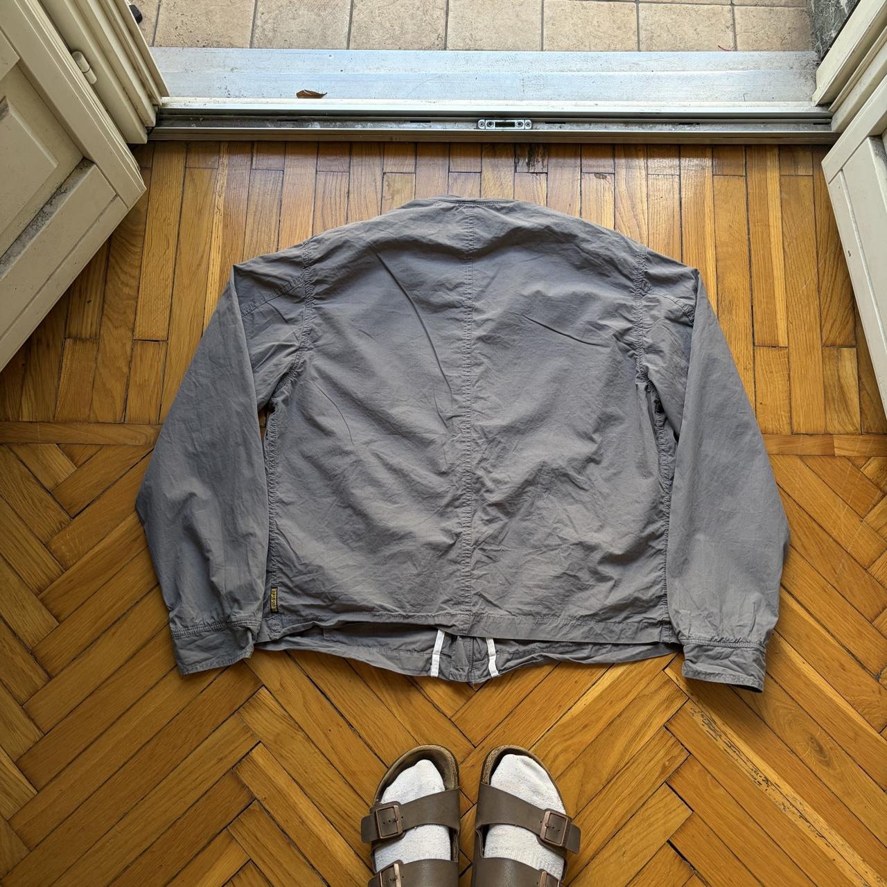 1990s Armani Jeans Bomber Jacket Grey L