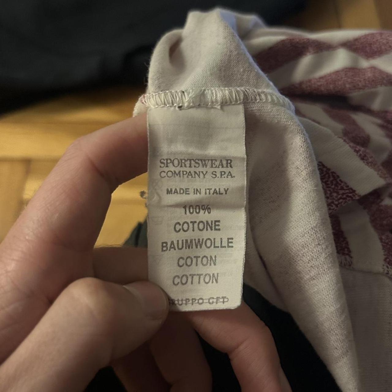 1980s CP Company Striped T Shirt S