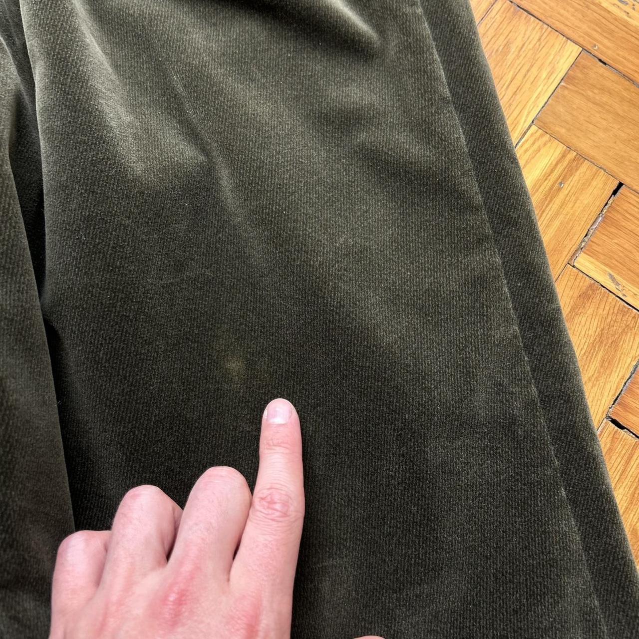 1990s Missoni Velvet Trousers Green 36W 30L