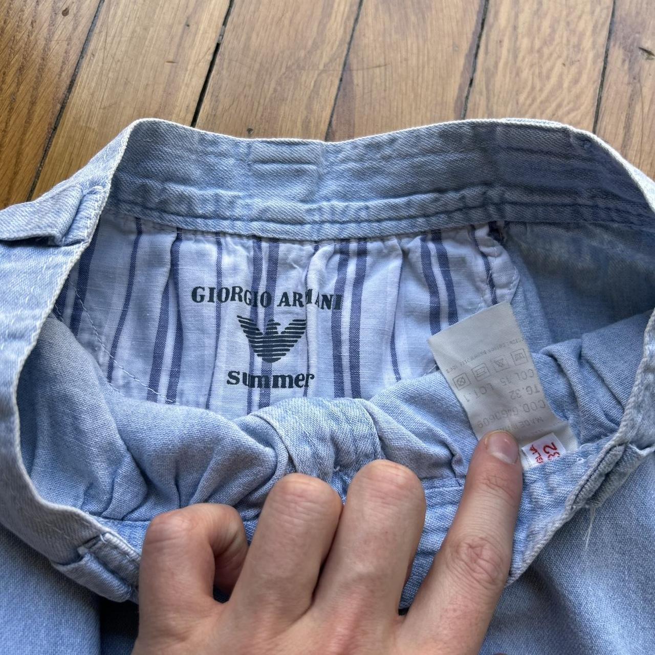1980s Giorgio Armani Denim Skirt Women’s 24W