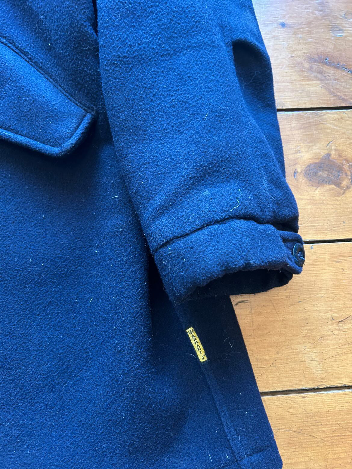 1990s Armani Jeans Trench Navy 54