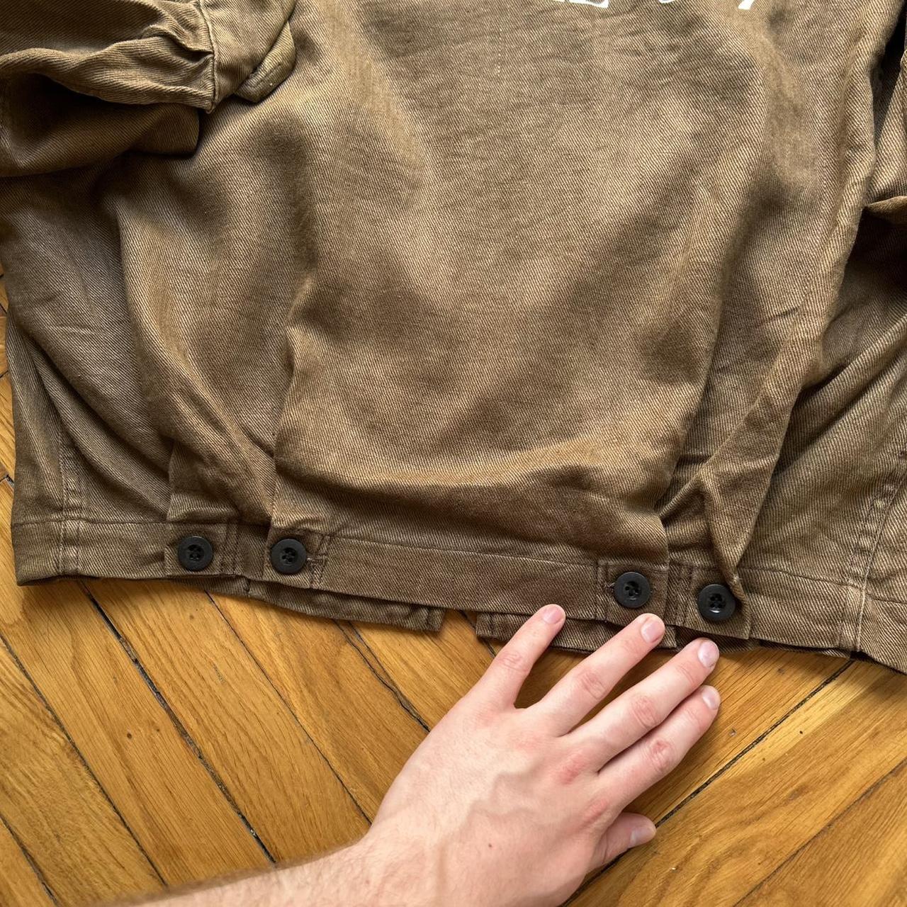 1987 Boneville Hemp Bomber Jacket Brown L