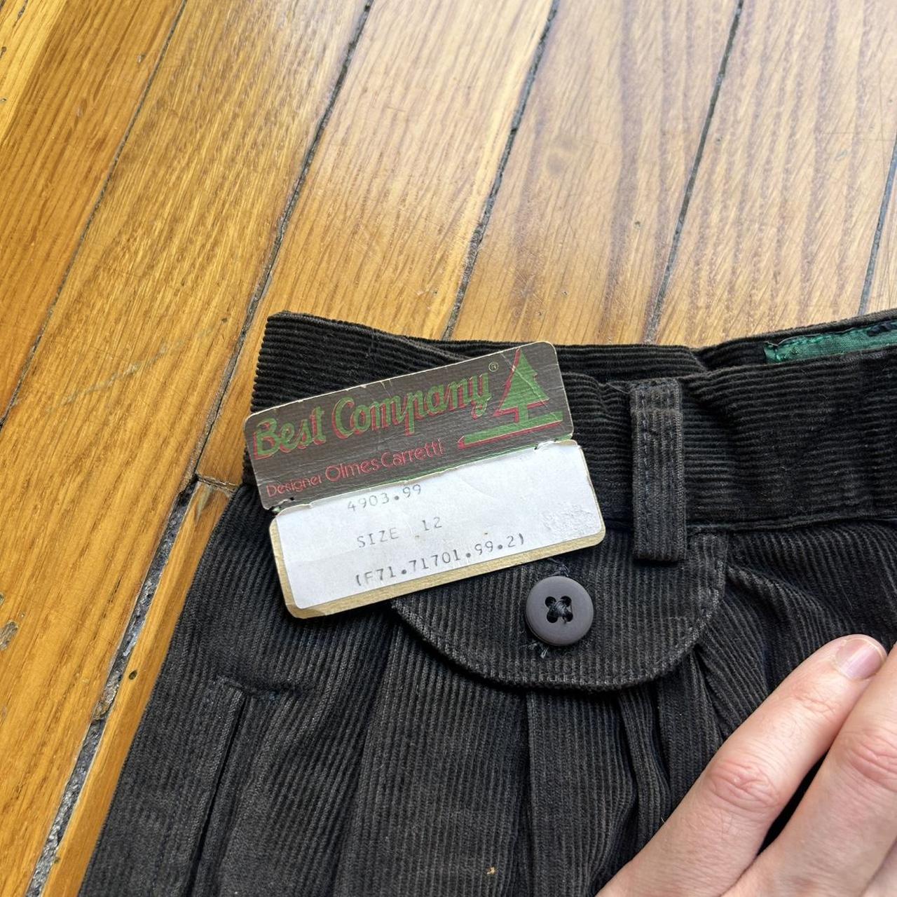 1980s Best Company Corduroy Skirt Women's 26W