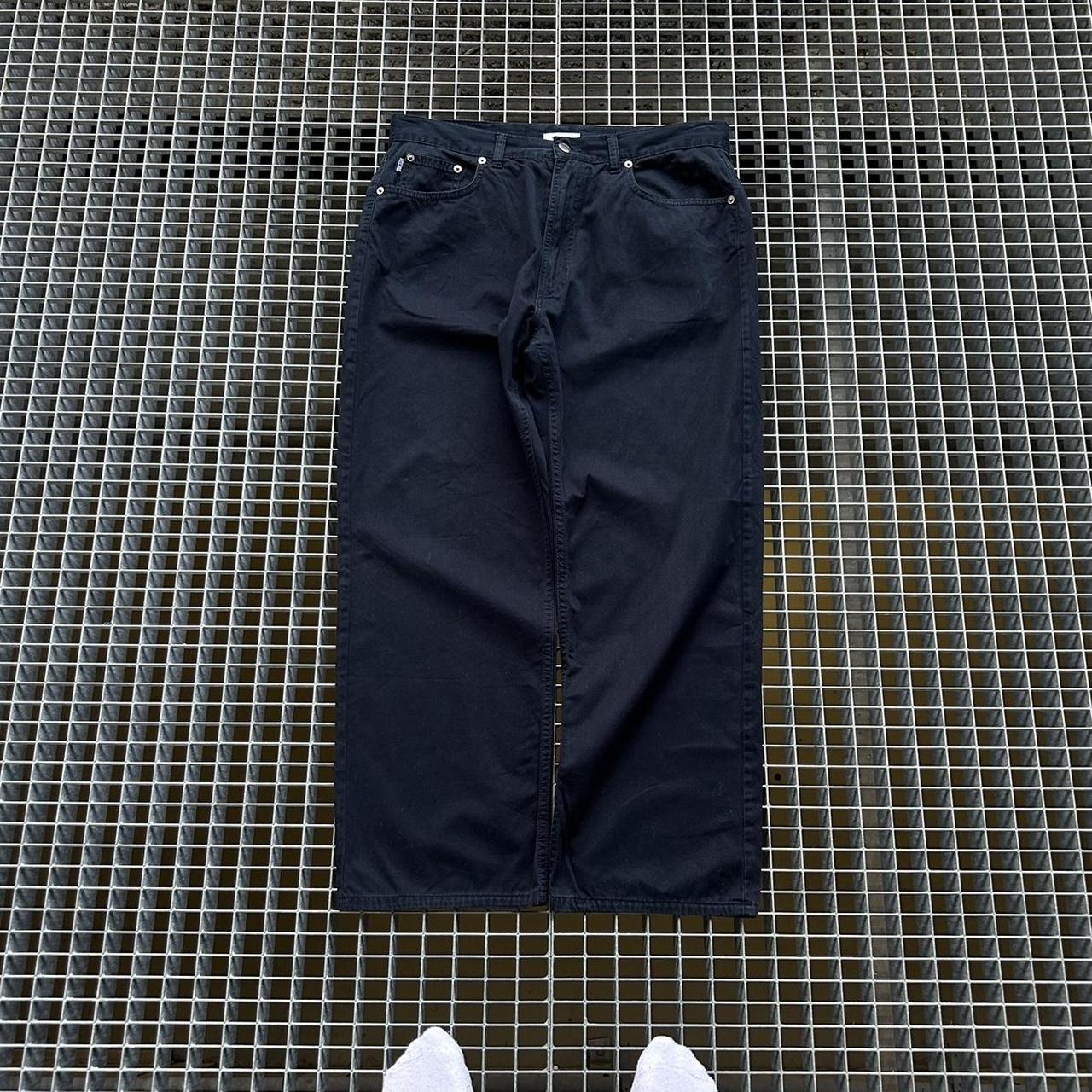 1990s Moschino Trousers Navy 36W 28L