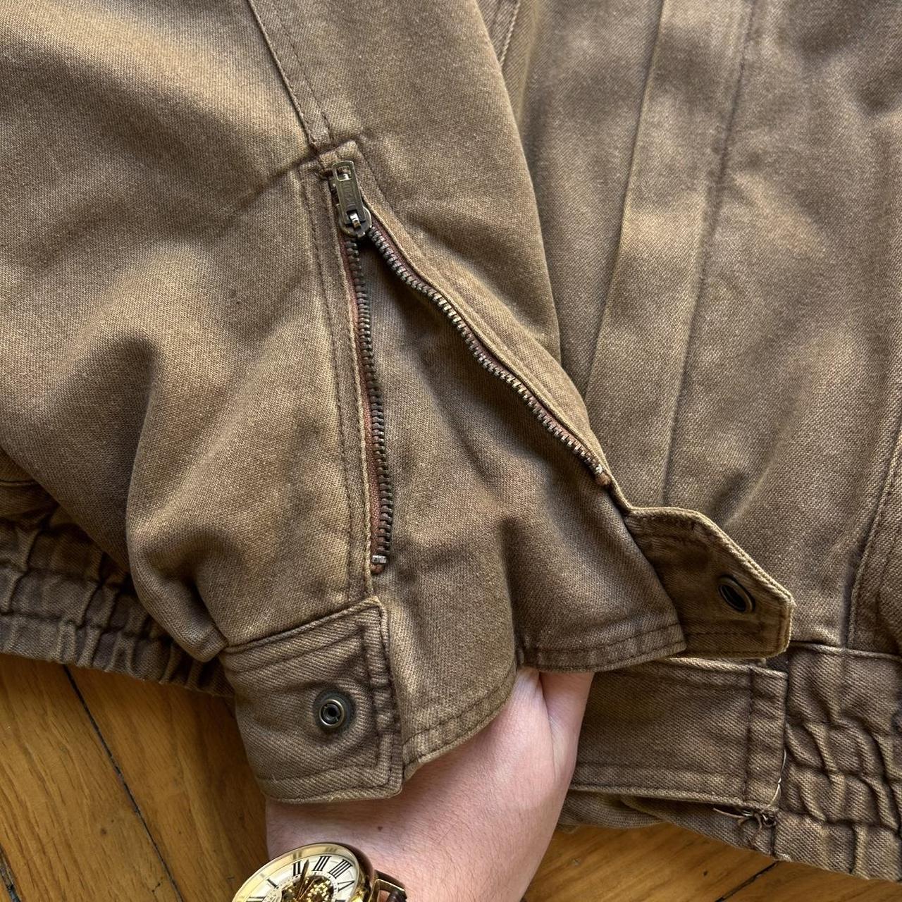 1980s Giorgio Armani Bomber Jacket Brown L