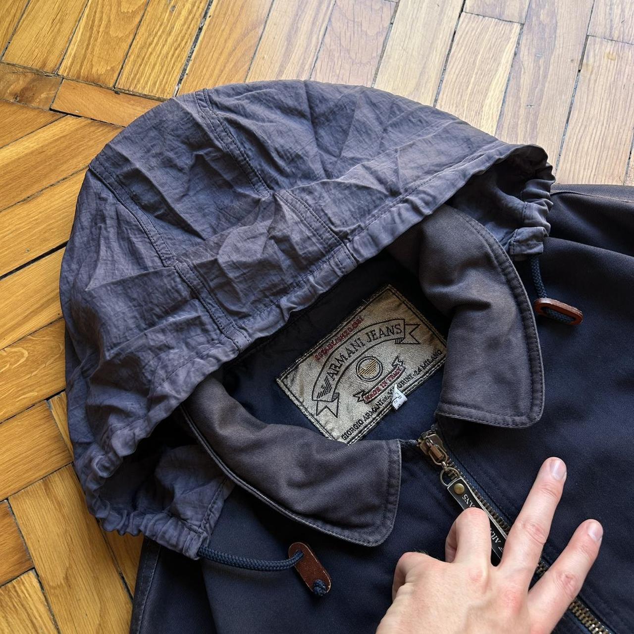1990s Armani Jeans Bomber Jacket Navy XL