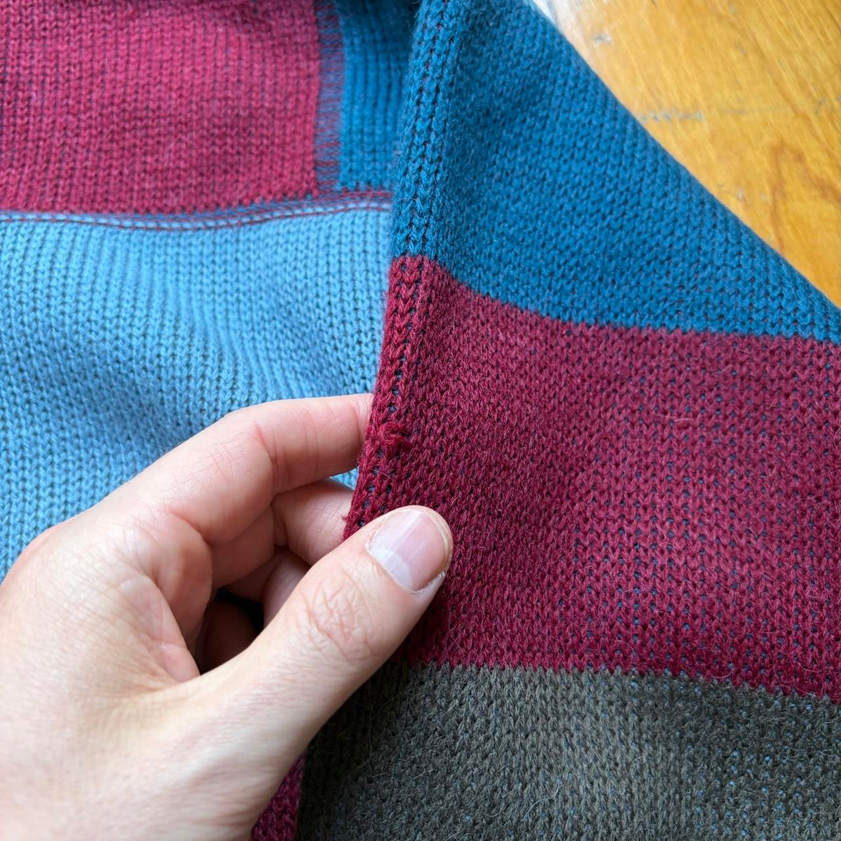 1980s Giorgio Armani Multicoloured Knitted Jumper M