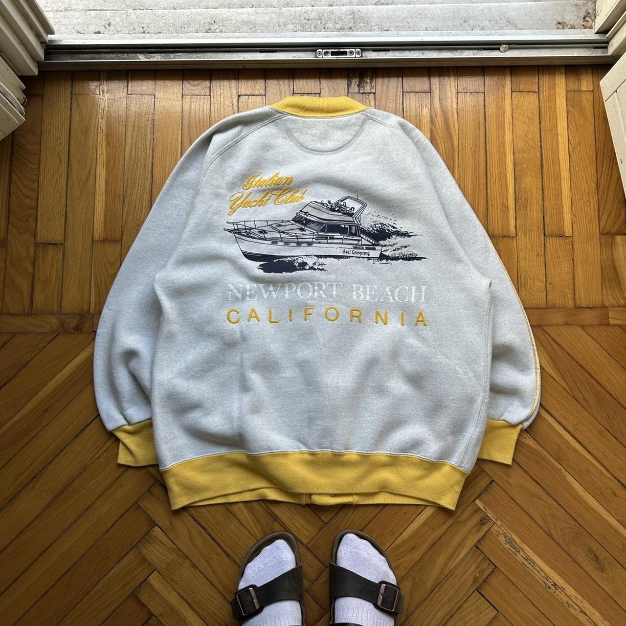 1980s Best Company Cardigan Grey L