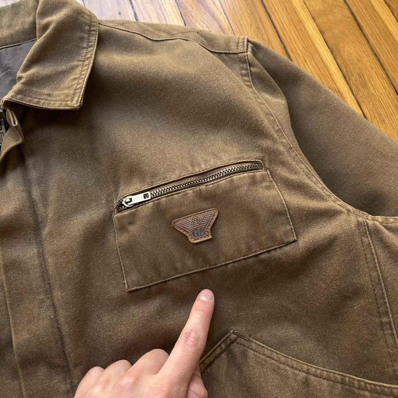 1980s Giorgio Armani Bomber Jacket Brown L
