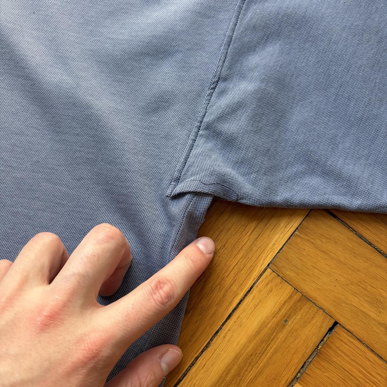 1980s CP Company Polo Shirt Blue XXL