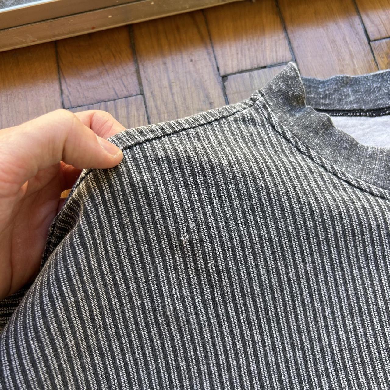 1990s Stone Island Marina Striped T Shirt XXL