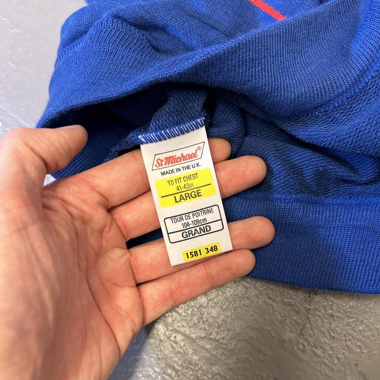 1990s St Michael SS Sweatshirt Striped M