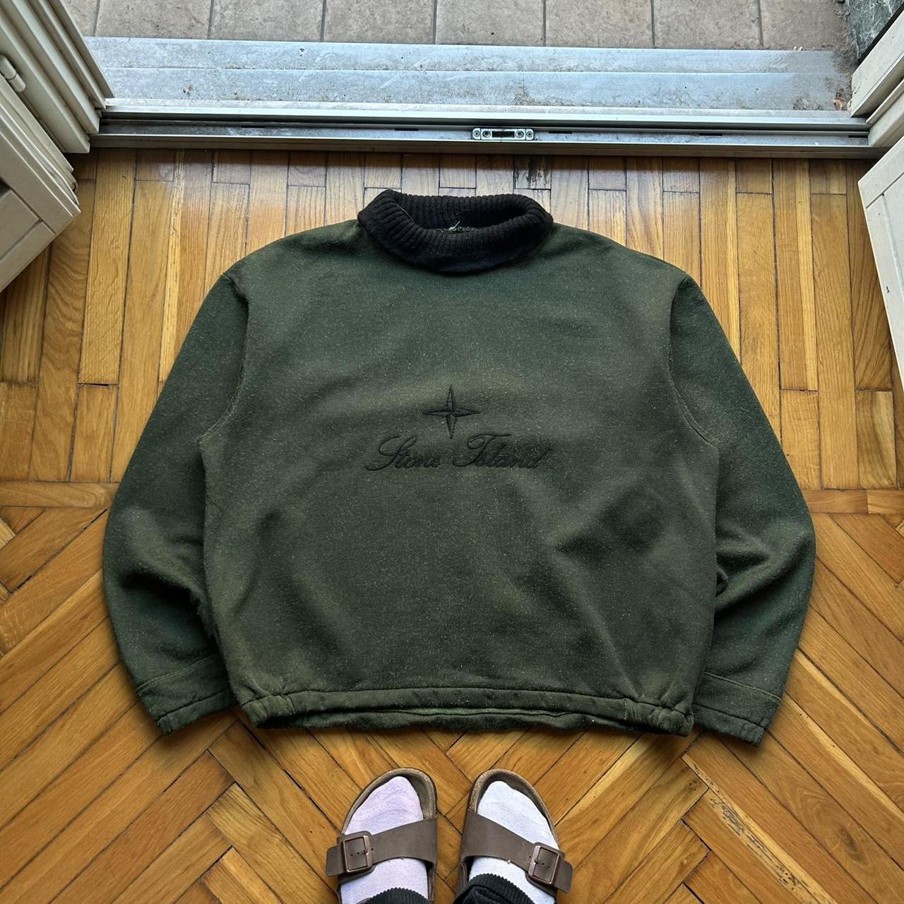 1980s Stone Island Script Sweatshirt L
