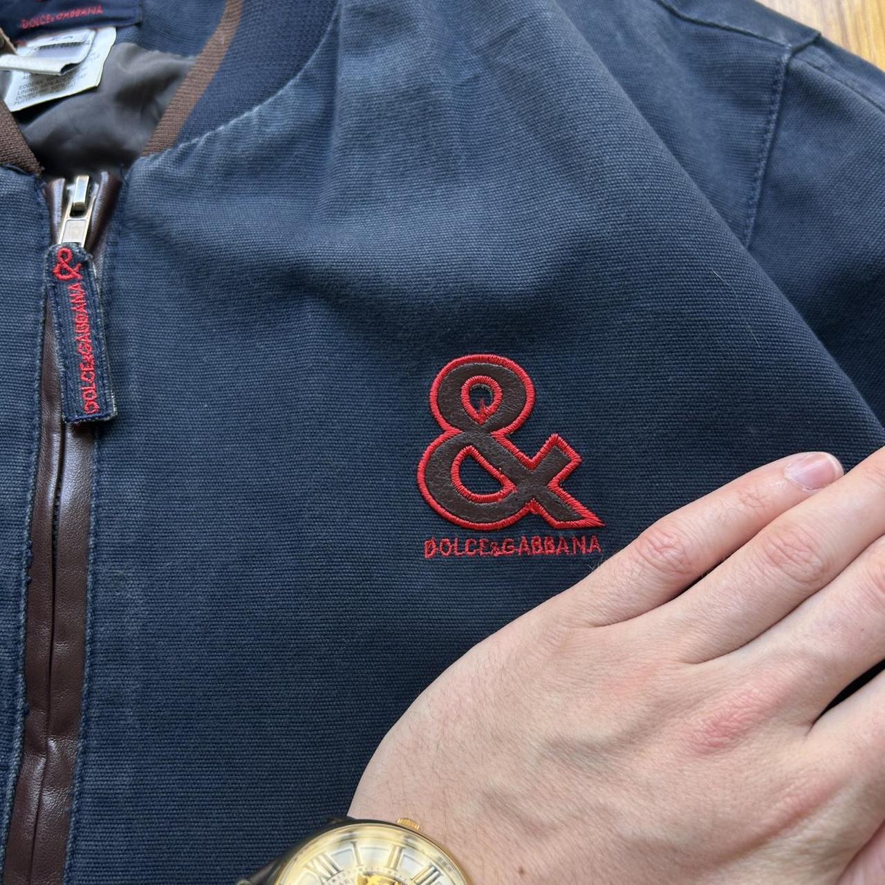 1990s Dolce & Gabbana Bomber Jacket Navy M