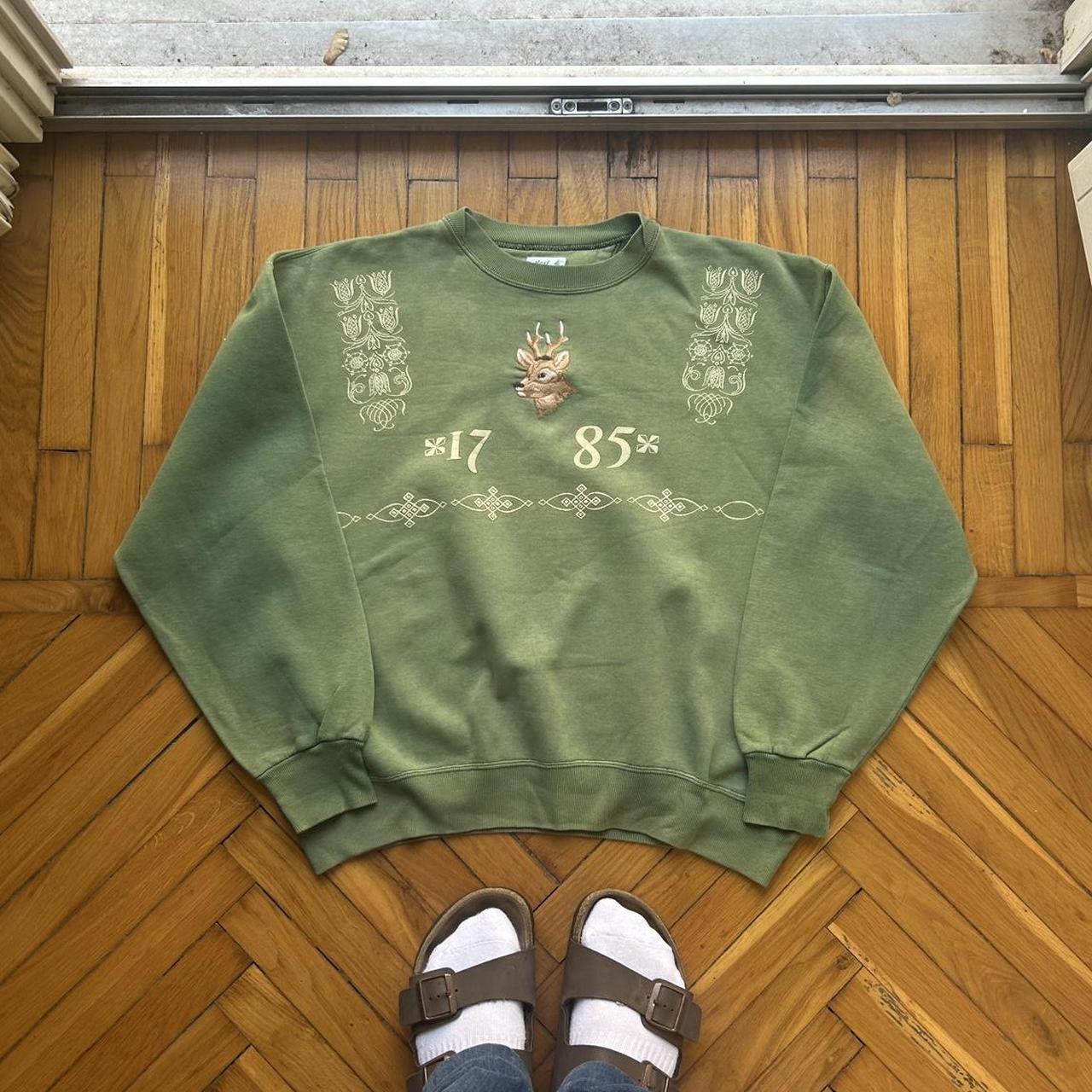 1980s Best Company Sweatshirt Green M