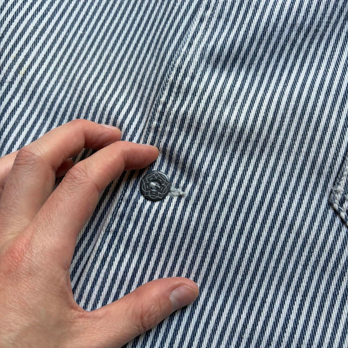 1990s Benetton Striped Jacket XL