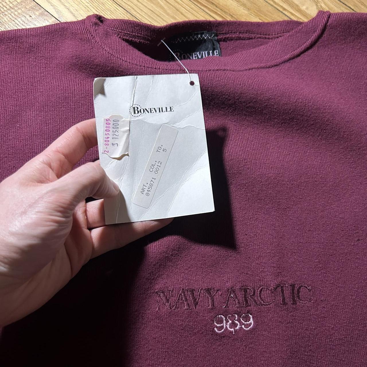 1989 Boneville Navy Arctic Sweatshirt DS L