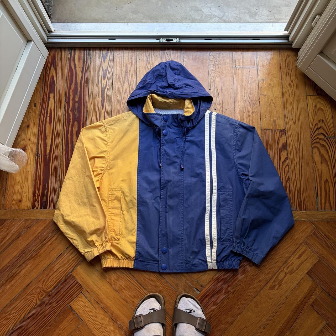 1990s Nautica Bomber Jacket Blue M