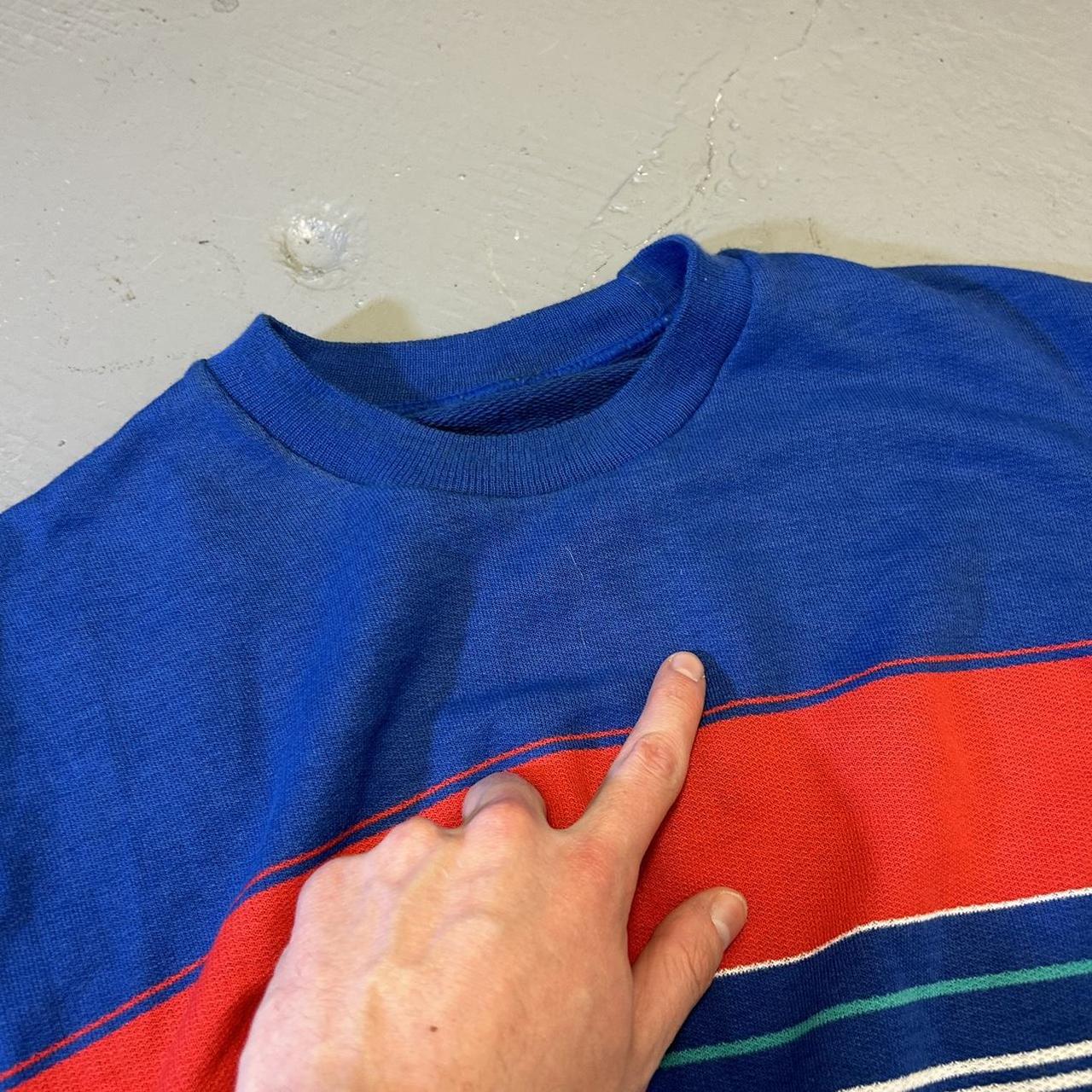 1990s St Michael SS Sweatshirt Striped M