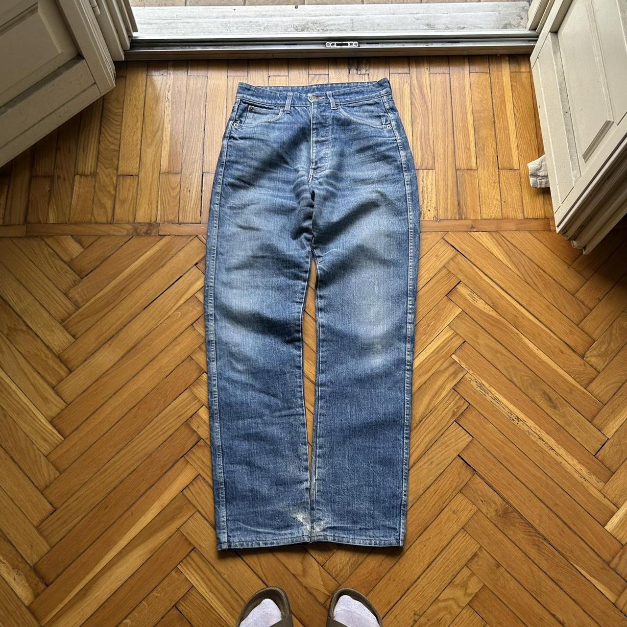 1980s Giorgio Armani Jeans Blue 30W 32L