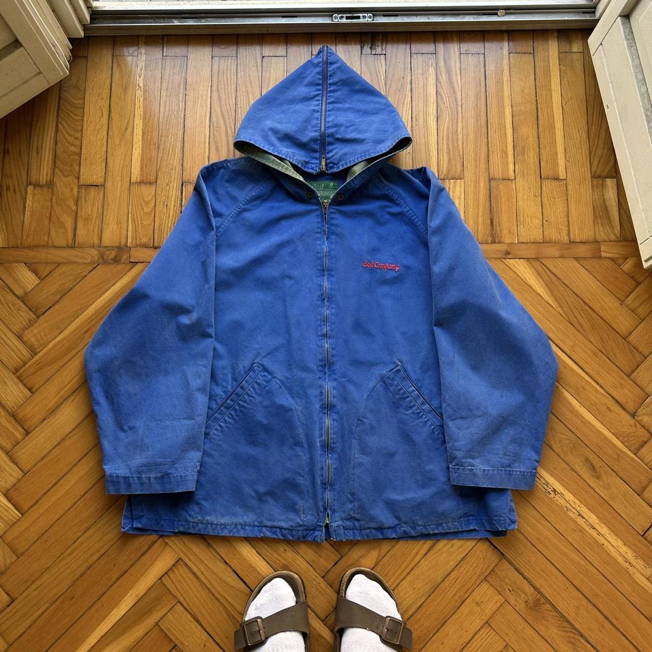 1980s Best Company Jacket Blue XL