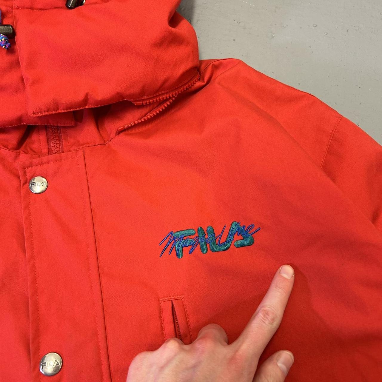 1990s Fila Magic Line Jacket Red XXL