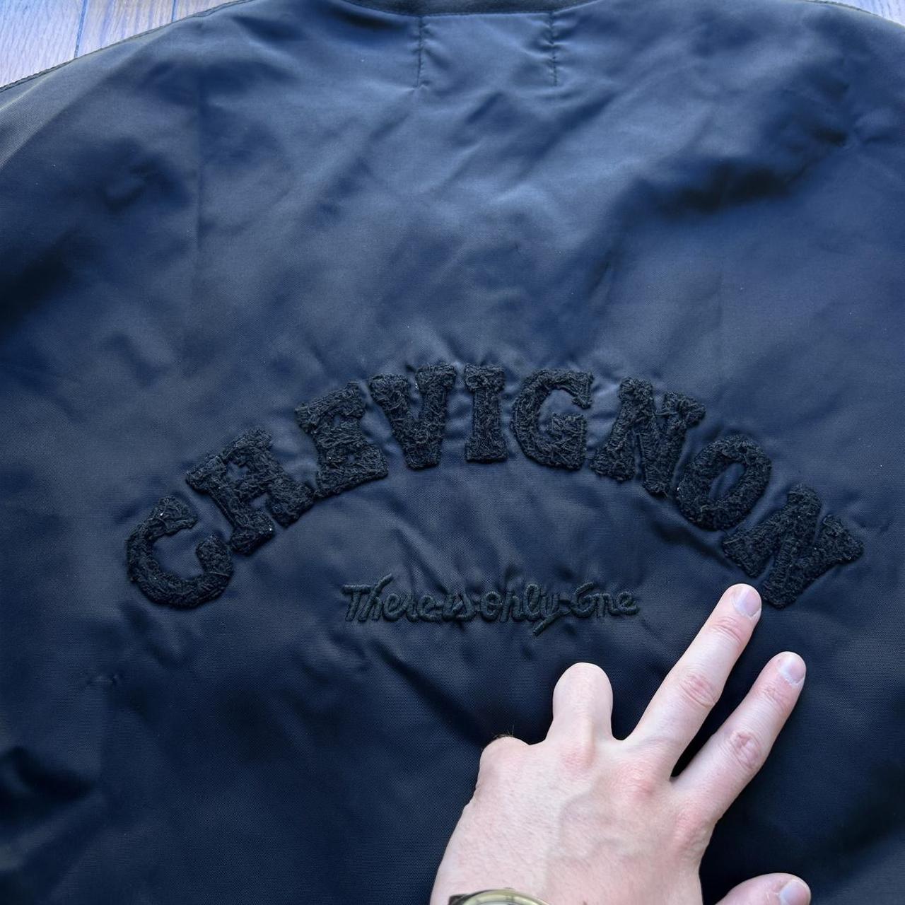 1990s Chevignon Bomber Jacket Black XL