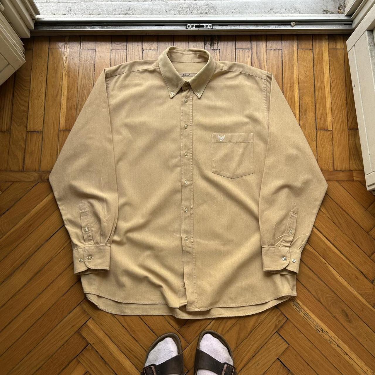 1990s Avirex Shirt Beige XXL
