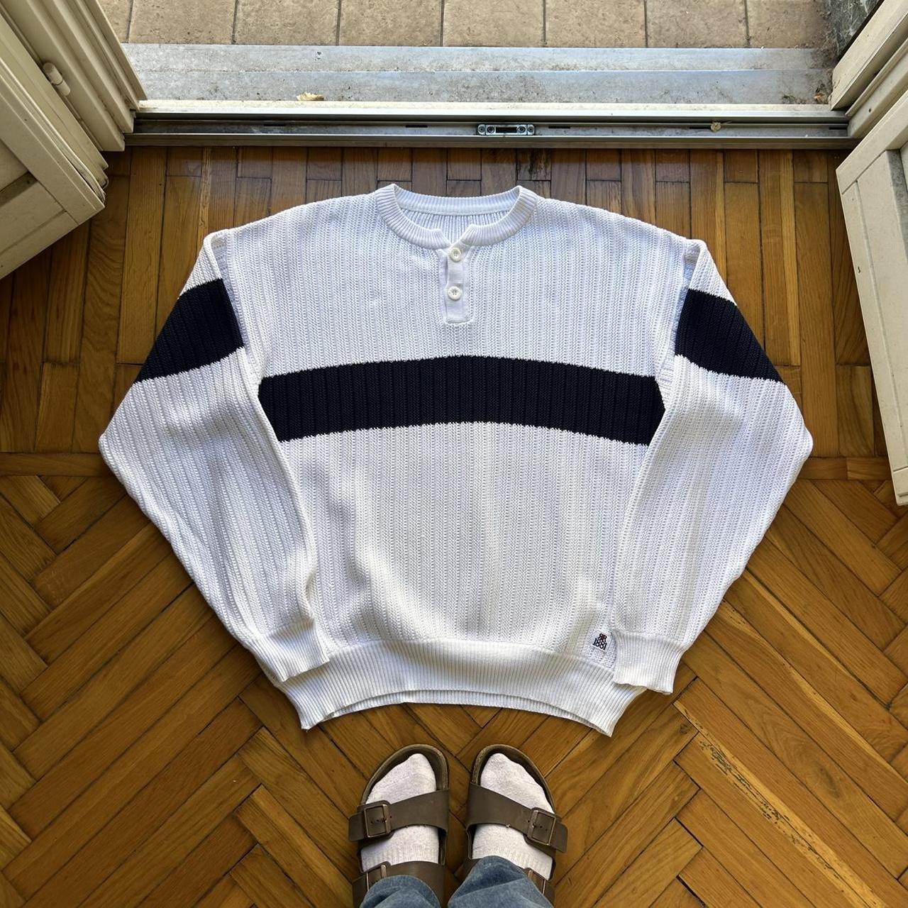 1990s Cerruti 1881 Knitted Jumper White XL