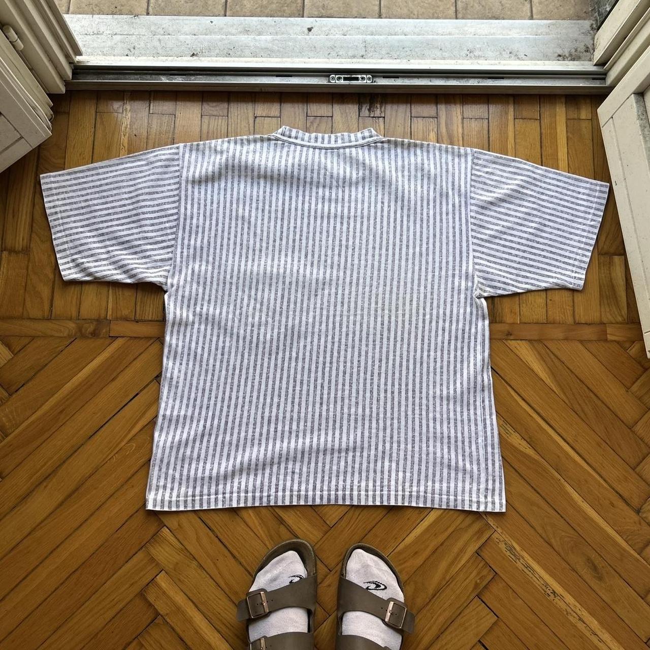 1984 Stone Island Marina Striped T Shirt XL