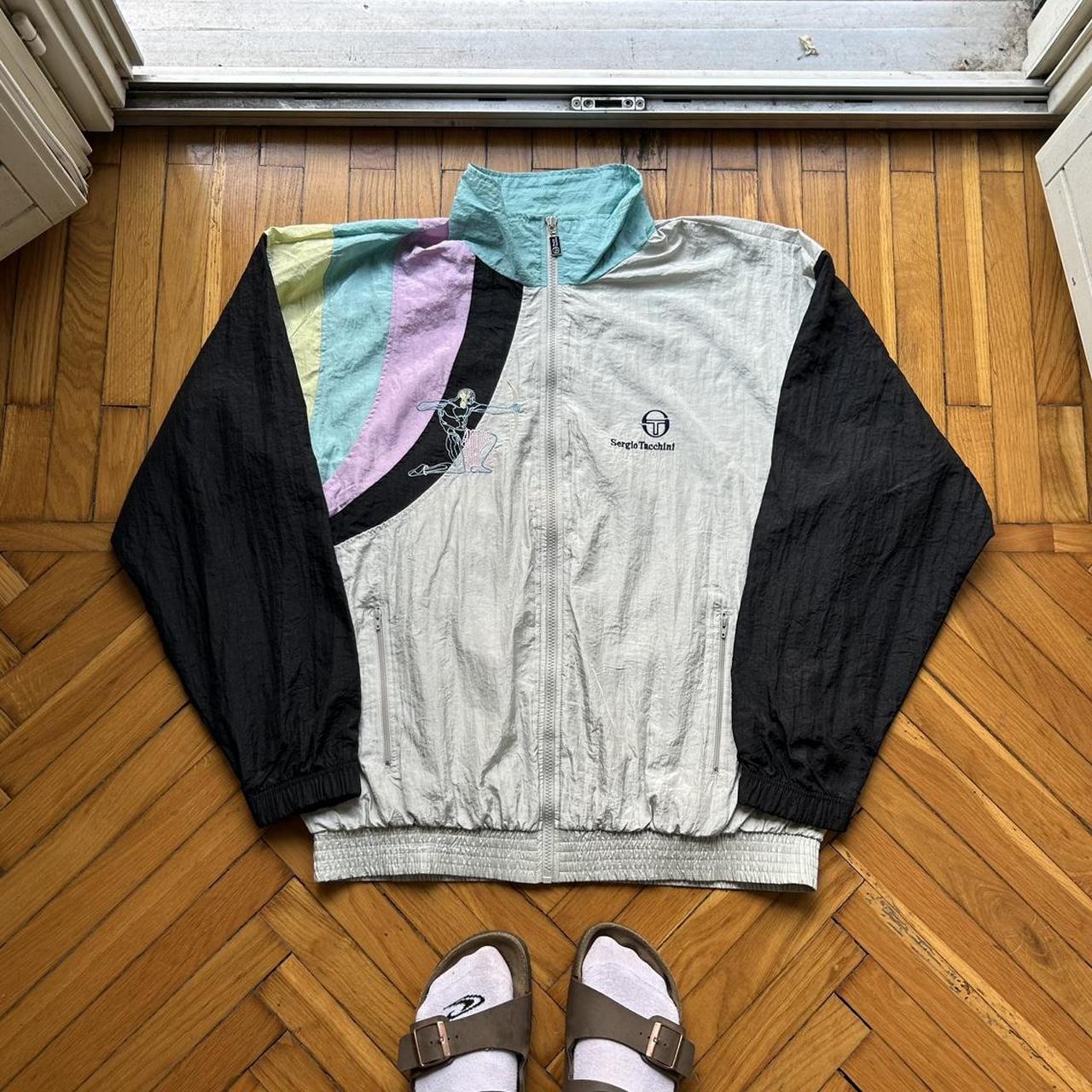 1990s Sergio Tacchini Jacket Pastel XL