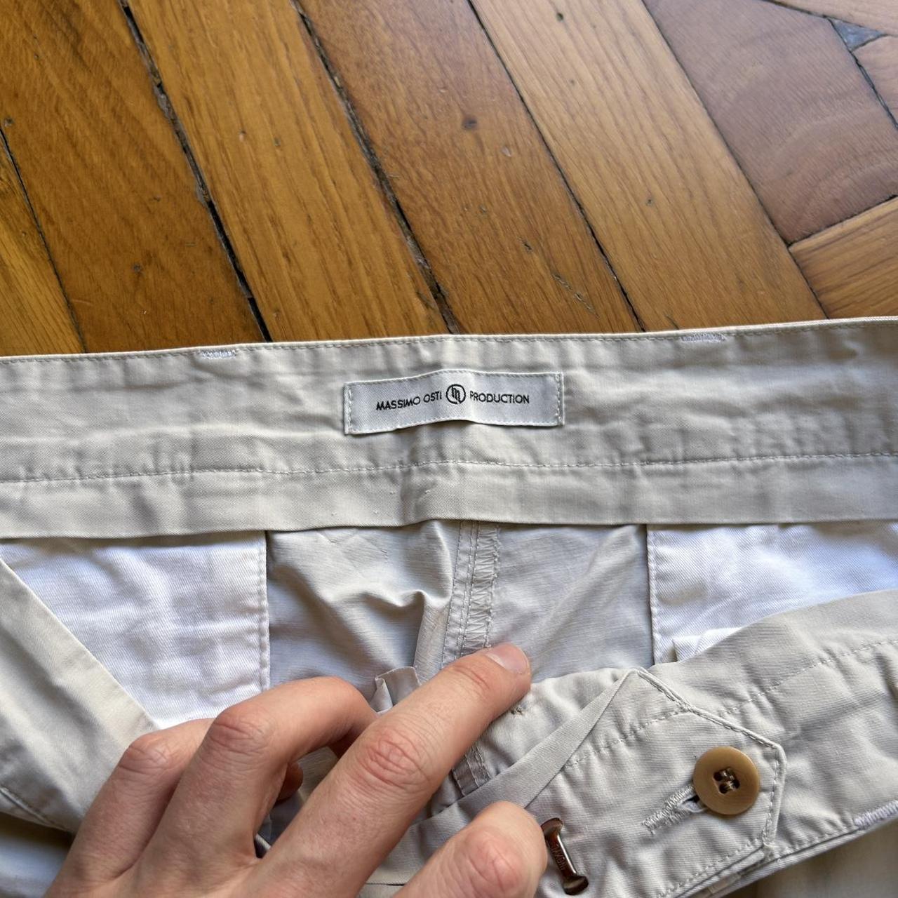 1990s Massimo Osti Production Trousers Cream 34W 32L