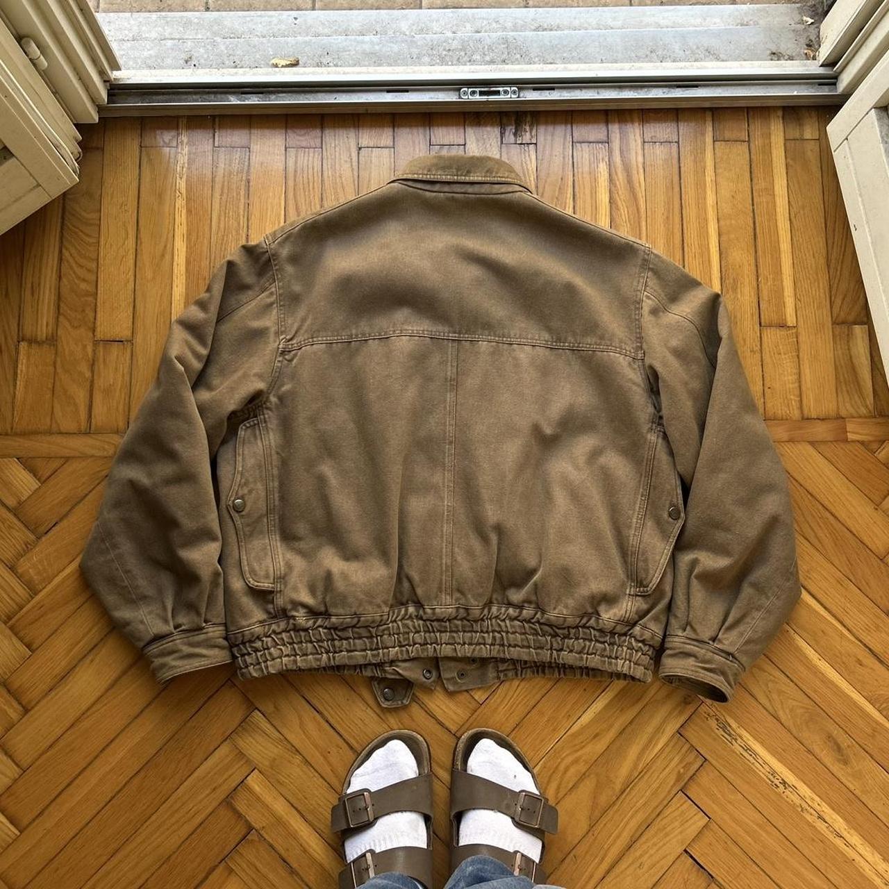 1980s Giorgio Armani Bomber Jacket Brown L