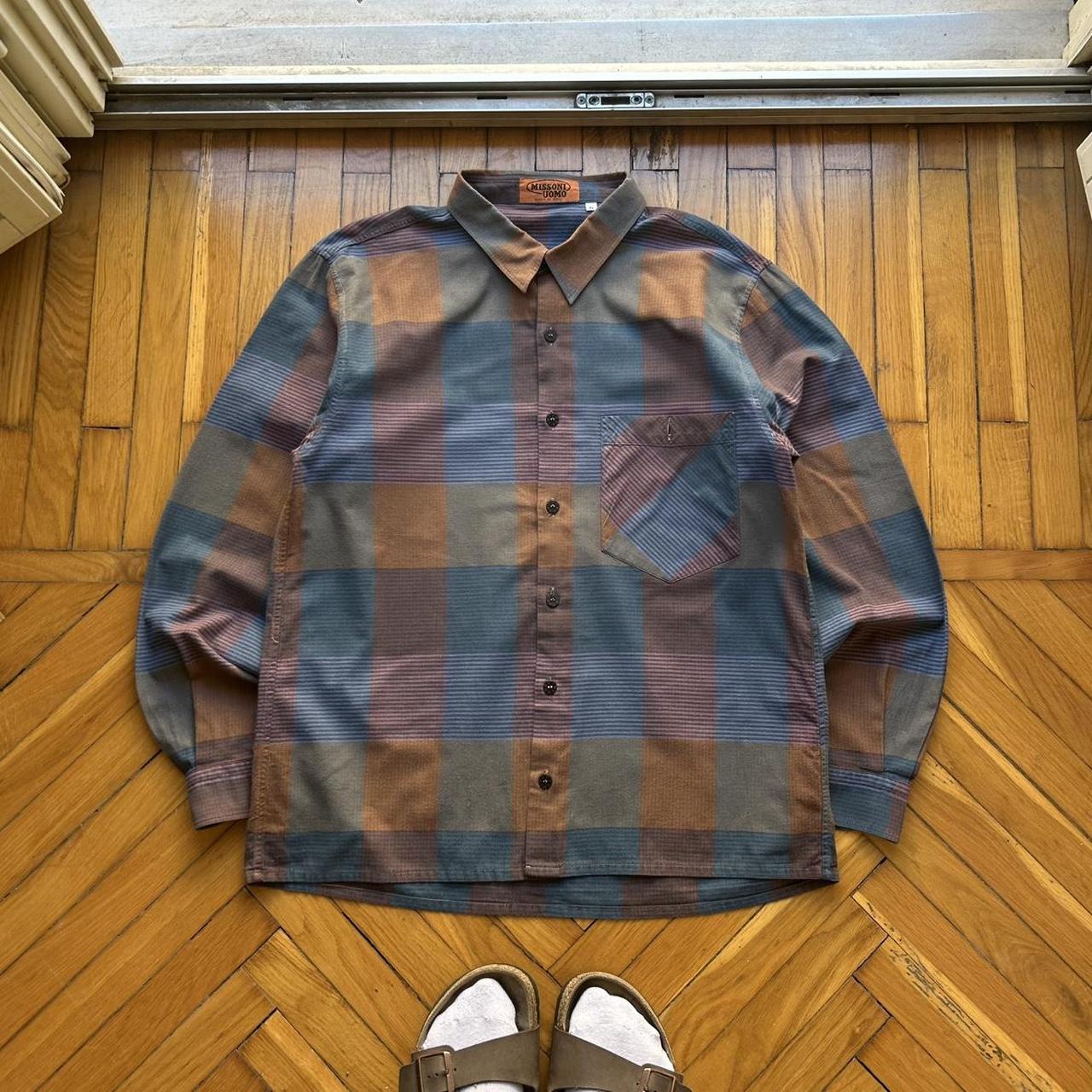 1990s Missoni Checked Shirt M